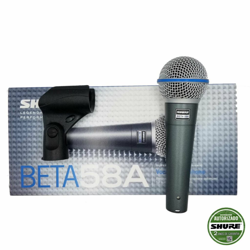 MICRÓFONO ALÁMBRICO SHURE BETA58A