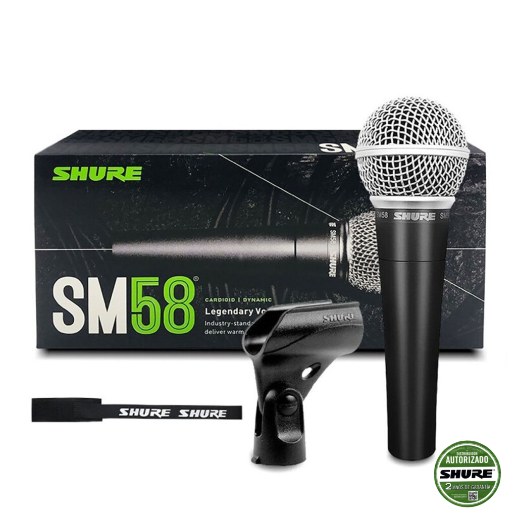 MICRÓFONO SHURE ALÁMBRICO  SM58