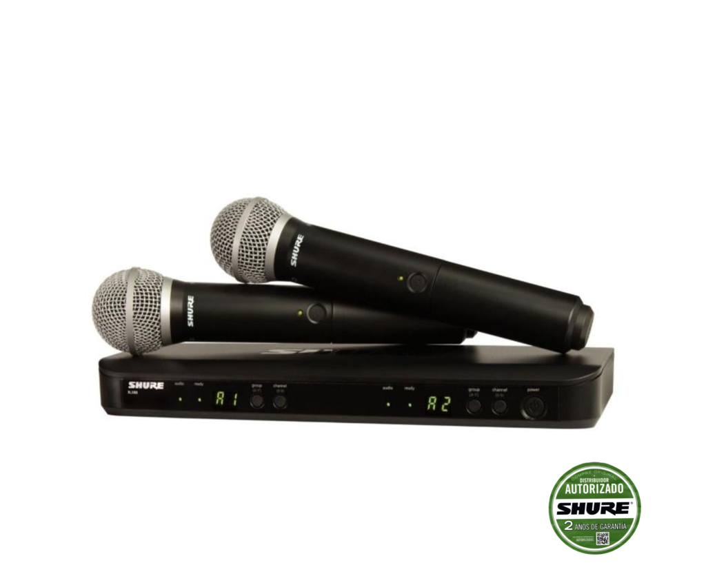 MICRÓFONO INALÁMBRICO SHURE PG58 BLX COMBO
