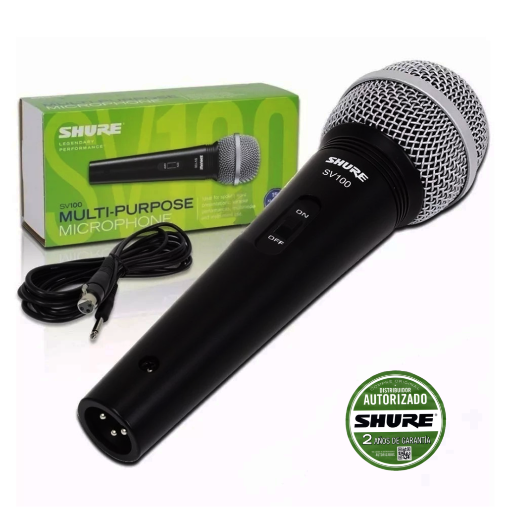 MICRÓFONO ALÁMBRICO SHURE SV100