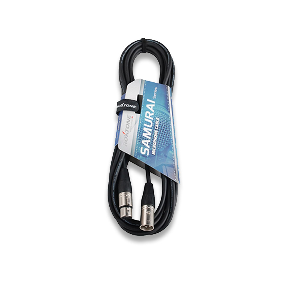 CABLE ROXTONE PARA MICROFONO SMXJ260L10-PB 10MTS XLR-XLR