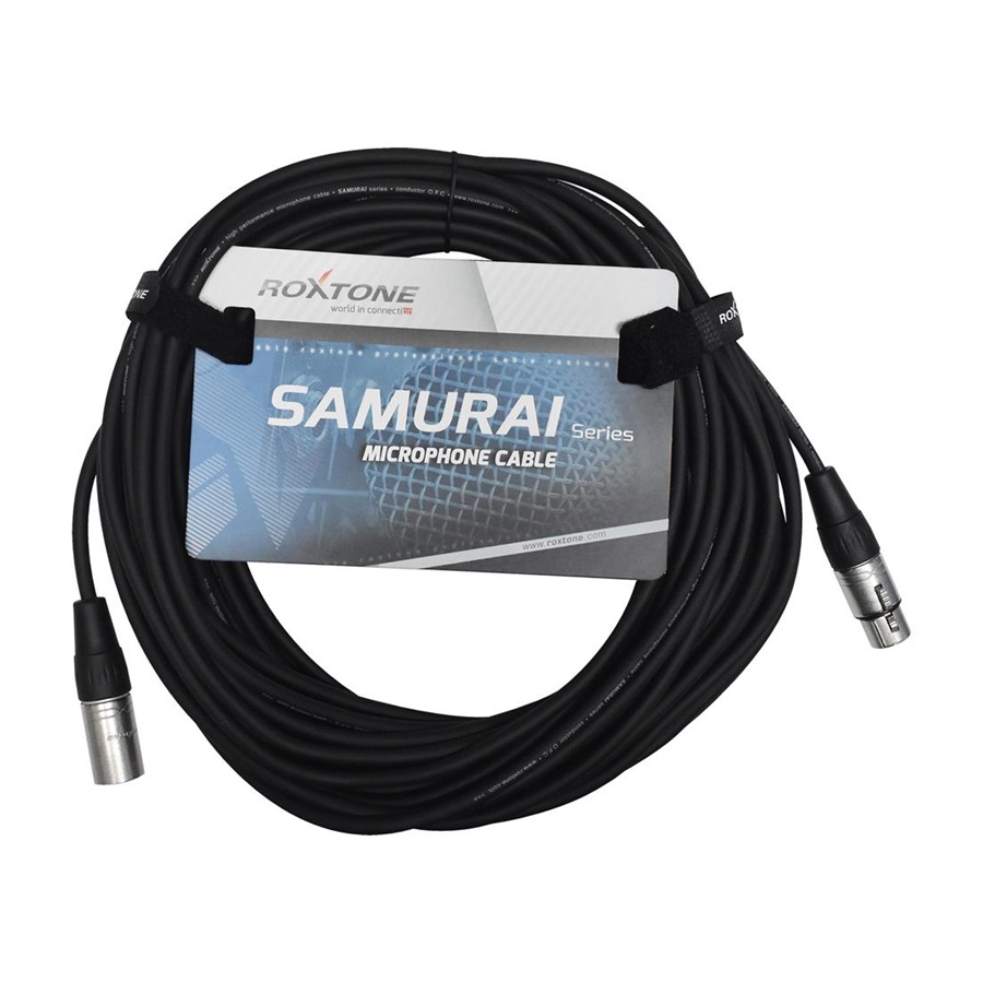 CABLE ROXTONE PARA MICROFONO SMXX200L15-PB 15MTS XLR-XLR